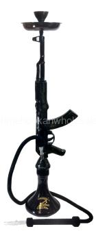 Zebra Smoke Ak-47 Black Hookah 44