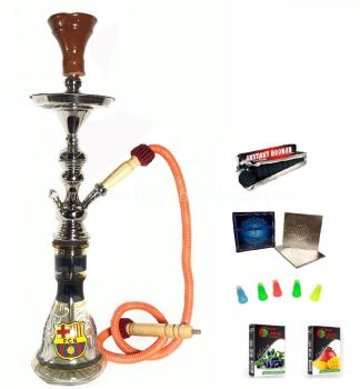 Zebra Icebreaker Hookah 1 Hose Black