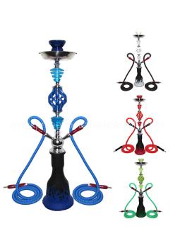 Zebra Smoke Freddy Hookah 2 Hose