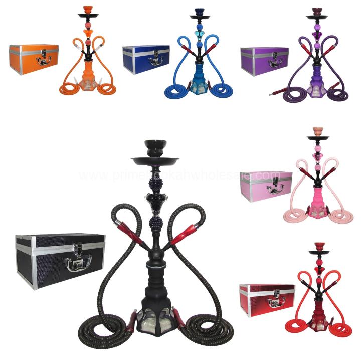 Tanya Smoke Series 21 Hammer 2 Hose Hookah Set With Carrying Case - tanya  hookah Herbal flavors tanya vape