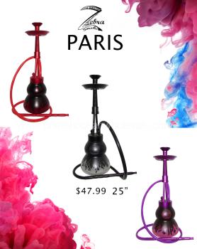 Zebra Paris Large Hookah