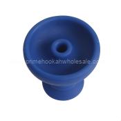 Zebra Silicone Phunnel Hookah Bowl Blue