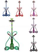 Zebra  Star Large Hookah Two Hose